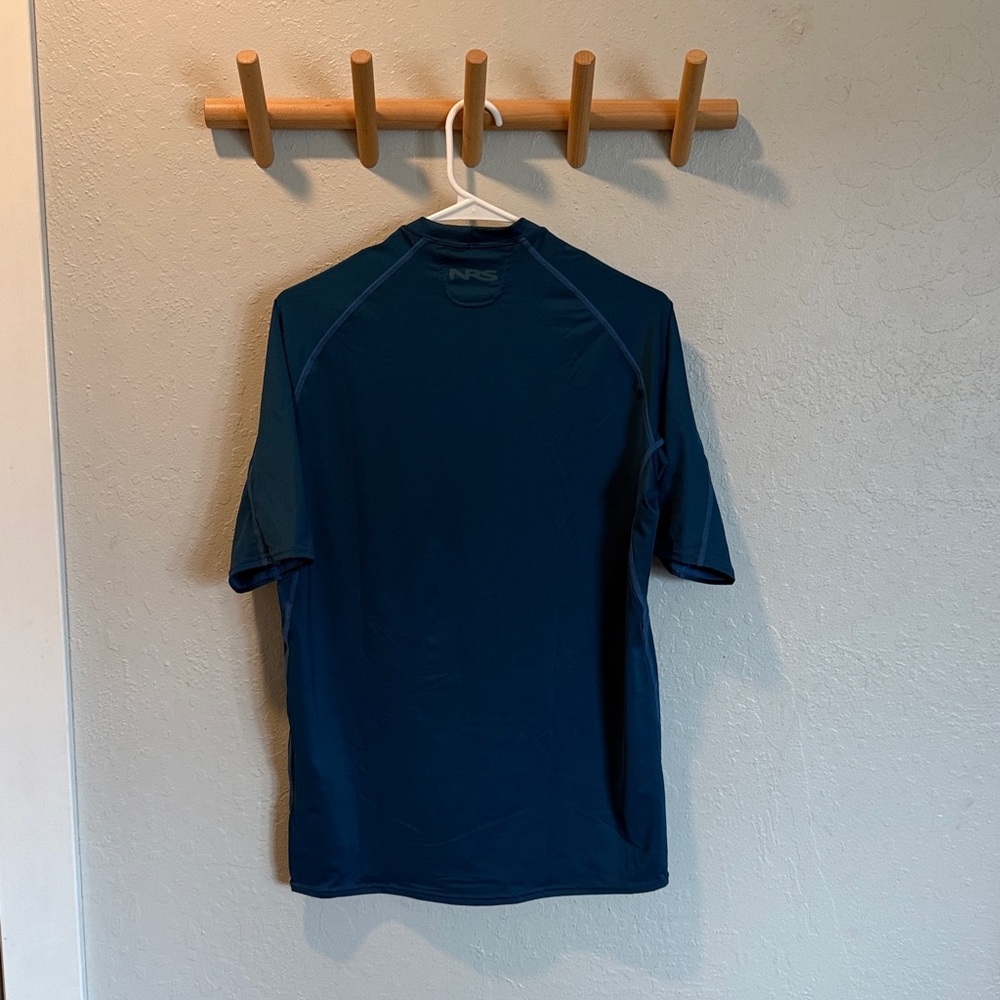 NRS Blue Rashguard men’s Large - Picture 3 of 5